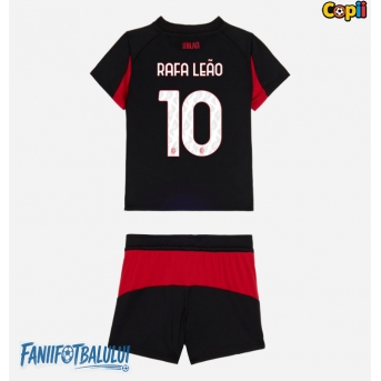 AC Milan Rafael Leao #10 Echipament de Fotbal Replică 2025-26 Copii Acasa (+ Șorturi)